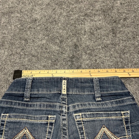 Ariat REAL Denim Mid Rise Bootcut Jeans Blue Size 26s CHECK MEASUREMENTS - Picture 6 of 6